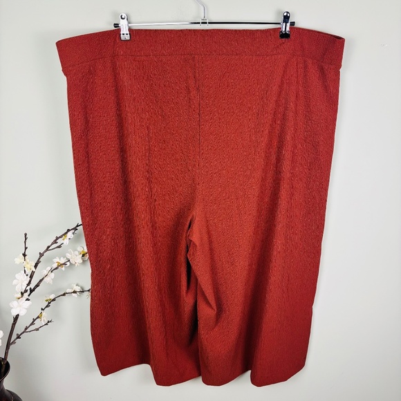 Torrid Textured Rib Pull-On Wide Leg Crop Pant Size 5X - Picture 5 of 5